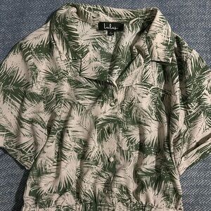 LULUS palm tree romper